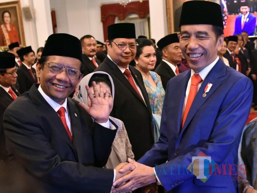 Mahfud MD, salah tokoh asal Jatim yang masuk Kabinet Indonesia Maju.