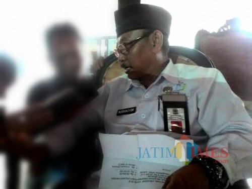 Kepala Dinsos Kabupaten Malang Nurhasyim meminta pemdes lakukan validasi warga miskin sesuai kondisi riil di lapangan. (Nana)