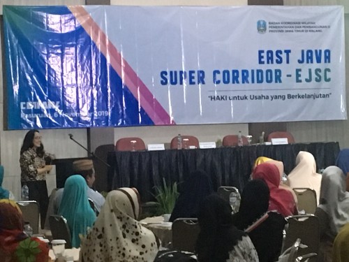 Workshop HAKI untuk pelaku usaha kecil.