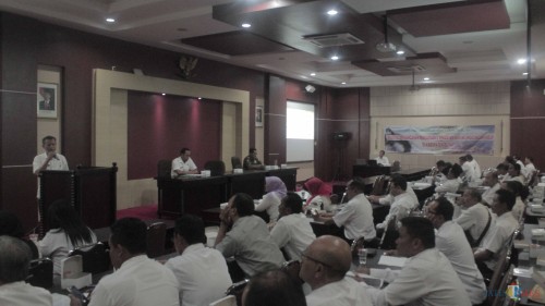 Sosialisasi Penanganan Pengaduan dan Penataan Hukum Lingkungan Hidup digelar DLH Kab Blitar.(Foto : Aunur Rofiq/BlitarTIMES)