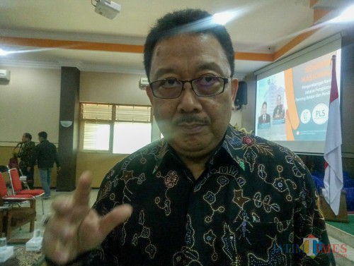 Drs Nasrudin, kasubdit penilaian kinerja dan pengembangan karir GTK PAUD dan Dikmas Kemendikbud. (Foto: Imarotul Izzah/MalangTIMES)