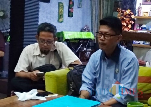 Rudy Puryono saat memberikan keterangan pers kepada awak media