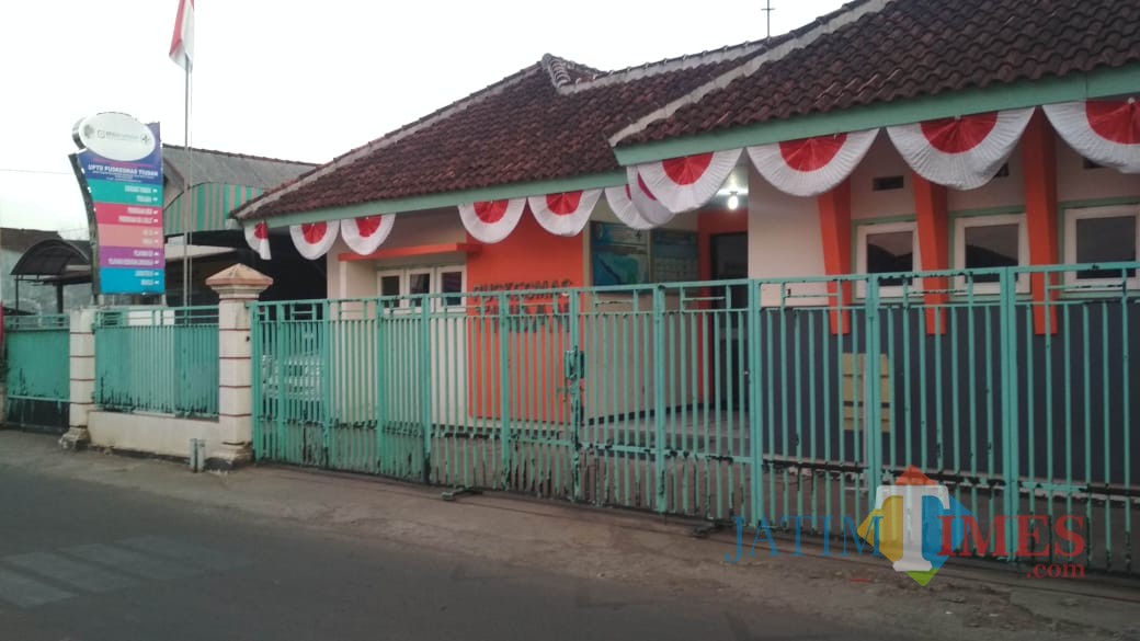 Suasana Puskesmas tertutup rapat, tidak ada aktivitas layanan UGD hingga 24 jam / Foto : Istimewa / Tulungagung TIMES