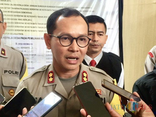 Kapolres Batu AKBP Harviadhi Agung Prathama. (Foto: Irsya Richa/MalangTIMES)