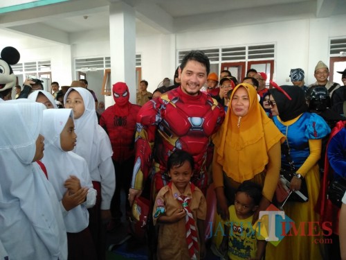 Plt Wali Kota Pasuruan berdandan Iron Man