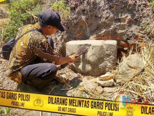 Lokasi ditemukannya Candi Gedog