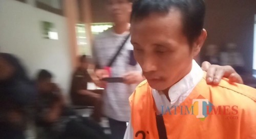 Tersangka mutilasi Sugeng Santoso (Anggara Sudiongko/MalangTIMES)