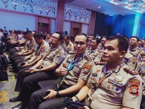 AKBP Harviadhi Agung Prathama saat menghadiri penerimaan penghargaam di Hall Holiday In Jakarta, Rabu (20/11/2019). (Foto: istimewa)