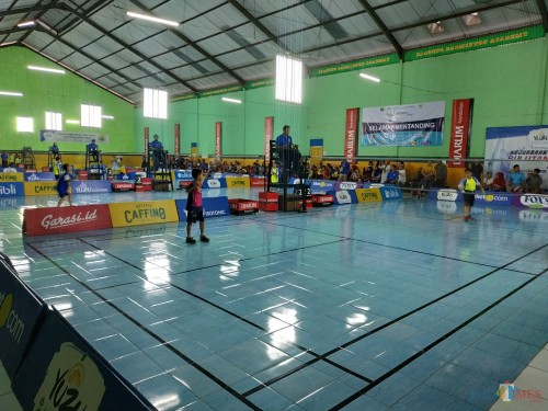 Suasana Kejurkot Bulu Tangkis 2019 di GOR Djagung. (Hendra Saputra)