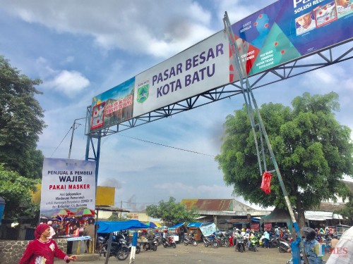 Pasar Besar Kota Batu. (Foto: Irsya Richa/MalangTIMES)