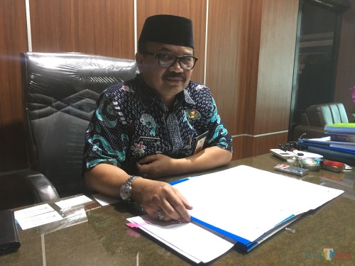 Dr Purnadi selaku Kepala Bapenda Kabupaten Malang saat menjelaskan potensi pajak dan retribusi di Kabupaten Malang (Foto : Ashaq Lupito / MalangTIMES)