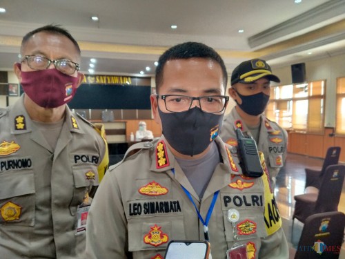 Kapolresta Malang Kota, Kombespol Leonardus Simarmata (Anggara Sudiongko/MalangTIMES)