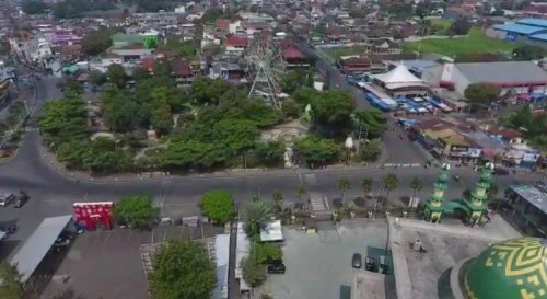 Suasana jalanan saat PSBB di Kota Batu. (Foto: istimewa)
