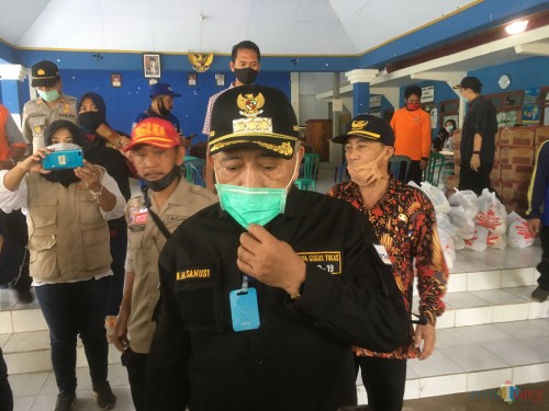 Bupati Malang HM Sanusi saat menjelaskan kesiapan Satgas New Normal Life di Kabupaten Malang (Foto: Ashaq Lupito/ MalangTIMES)