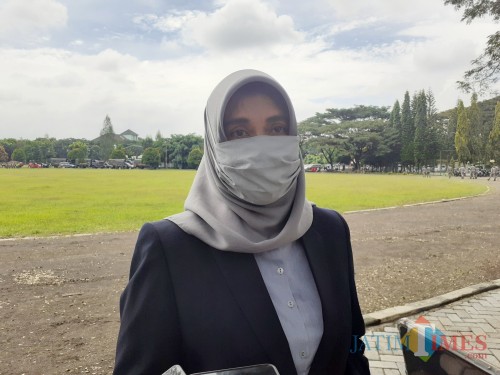 Plt Kepala Dinas Kesehatan (Dinkes) Kota Malang Sri Winarni. (Arifina Cahyanti Firdausi/MalangTIMES).