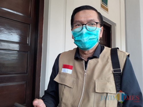 Juru Bicara Gugus Satgas Covid-19 yang juga Kabid Pencegahan dan Pengendalian Penyakit (P2P) Dinkes Kota Malang dr Husnul Muarif. (Arifina Cahyanti Firdausi/MalangTIMES).