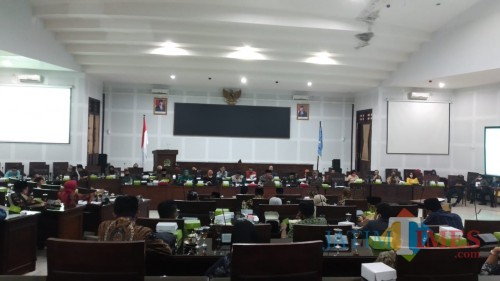 Sidang Paripurna beberapa saat lalu (Pipit Anggraeni/MalangTIMES).