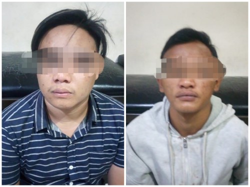 Dua pelaku jambret yang berhasil diamankan (Ist)