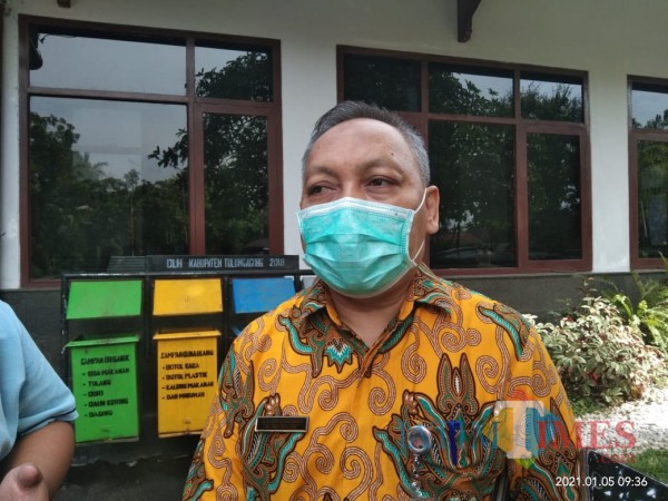 juru bicara satgas penanganan covid-19 Tulungagung, Katsil Rokhmat (Joko Pramono for Jatim TIMES)