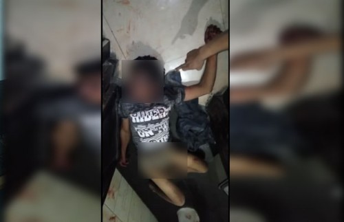 Kondisi korban saat ditemukan di toilet room Karaoke Mendut.