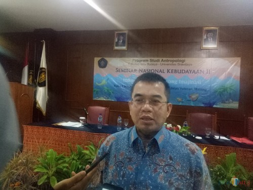 Mantan Kepala Badan Pembinaan Ideologi Pancasila Yudi Latief PhD (foto: Imarotul Izzah/Malang Times)