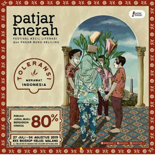 Poster kegiatan Festival Kecil Literasi dan Pasar Buku Keliling Patjarmerah. (Foto: Dokumen MalangTIMES)