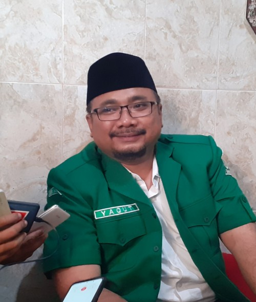 Ketua Umum PP GP Ansor Yaqut Cholil Qoumas (Arifina Cahyanti Firdausi/MalangTIMES)
