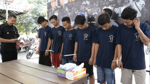 Terduga pelaku pengeroyokan
