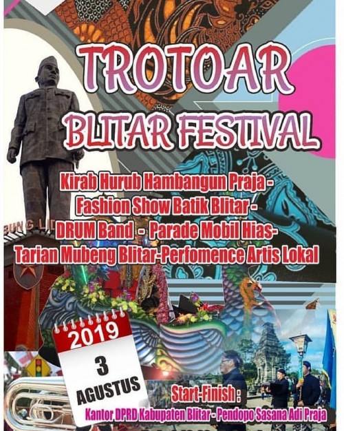 sambut puncak hari jadi blitar ke 695 pemkab blitar adakan poster hari jadi