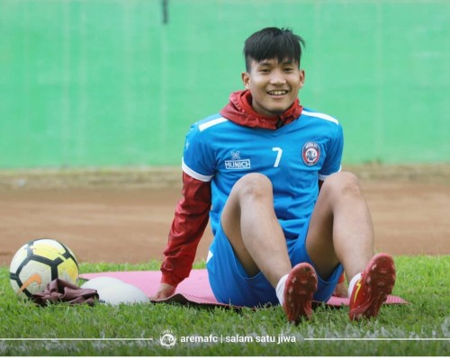 Striker muda Arema FC, Ahmad Nur Hardianto (official Arema FC)