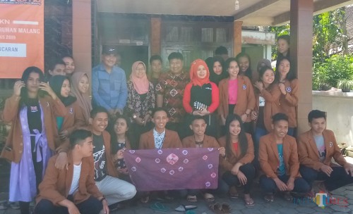 KKN Unikama di Harjokuncaran (Anggara Sudiongko/MalangTIMES)