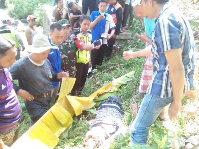 Kondisi Mr. X, korban tewas tertempar KA Probowangi, Sabtu (10/8/19).