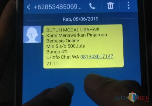 Jangan Asal Klik Link Pinjaman Online Langsung Blokir Kalau Dapat Sms Tawaran Malangtimes