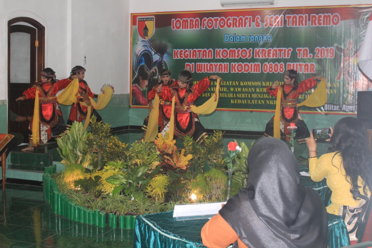 Lomba Fotografer dan Tari Remo sukses digelar Kodim 0808/Blitar.(Foto : Aunur Rofiq/BlitarTIMES)