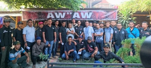Seratus pengusaha warung hiburan adakan kegiatan laporan tahunan dan sosialisasi bahaya trafficking. / Foto : Istimewa / Tulungagung TIMES