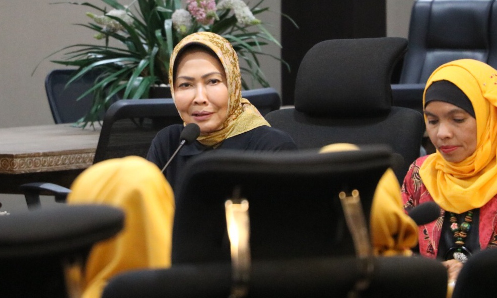 Wali Kota Batu Dewanti Rumpoko saat memberikan arahan dalam rapat verifikasi lapangan Kota Sehat tingkat nasional di Lantai 5 Balai Kota Among Tani, Selasa (20/8/2019).