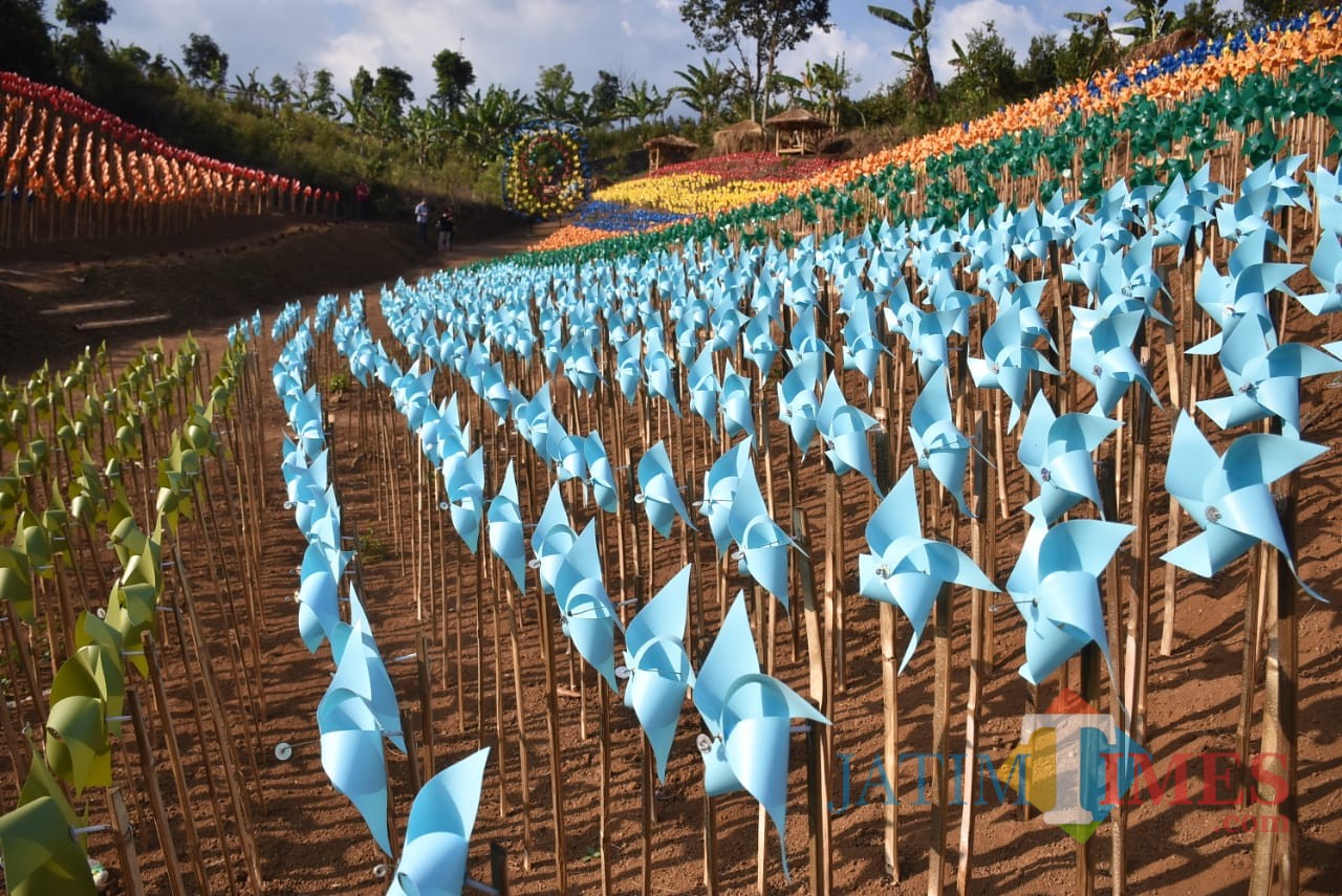 Suasana lokasi wisata Bumi Kitiran di Desa Bumiaji, Kota Batu. (Foto: Nurlayla Ratri/MalangTIMES)