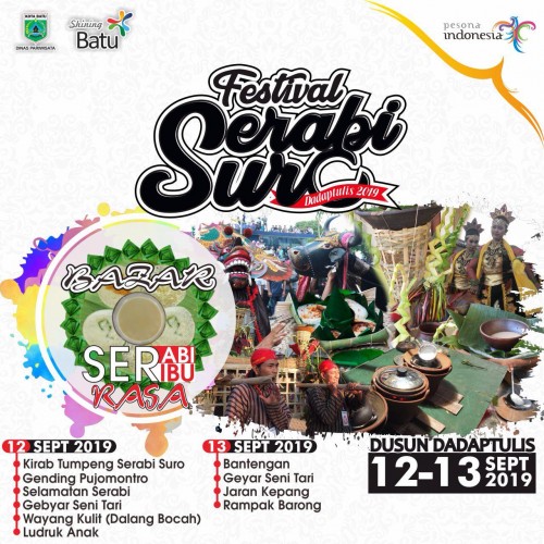 Banner Festival Serabi Suro. (Foto: Dinas Pariwisata Kota Batu for MalangTIMES)