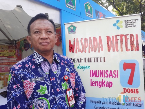 Kepala Dinas Kesehatan Kota Malang Supranoto (Arifina Cahyanti Firdausi/MalangTIMES)
