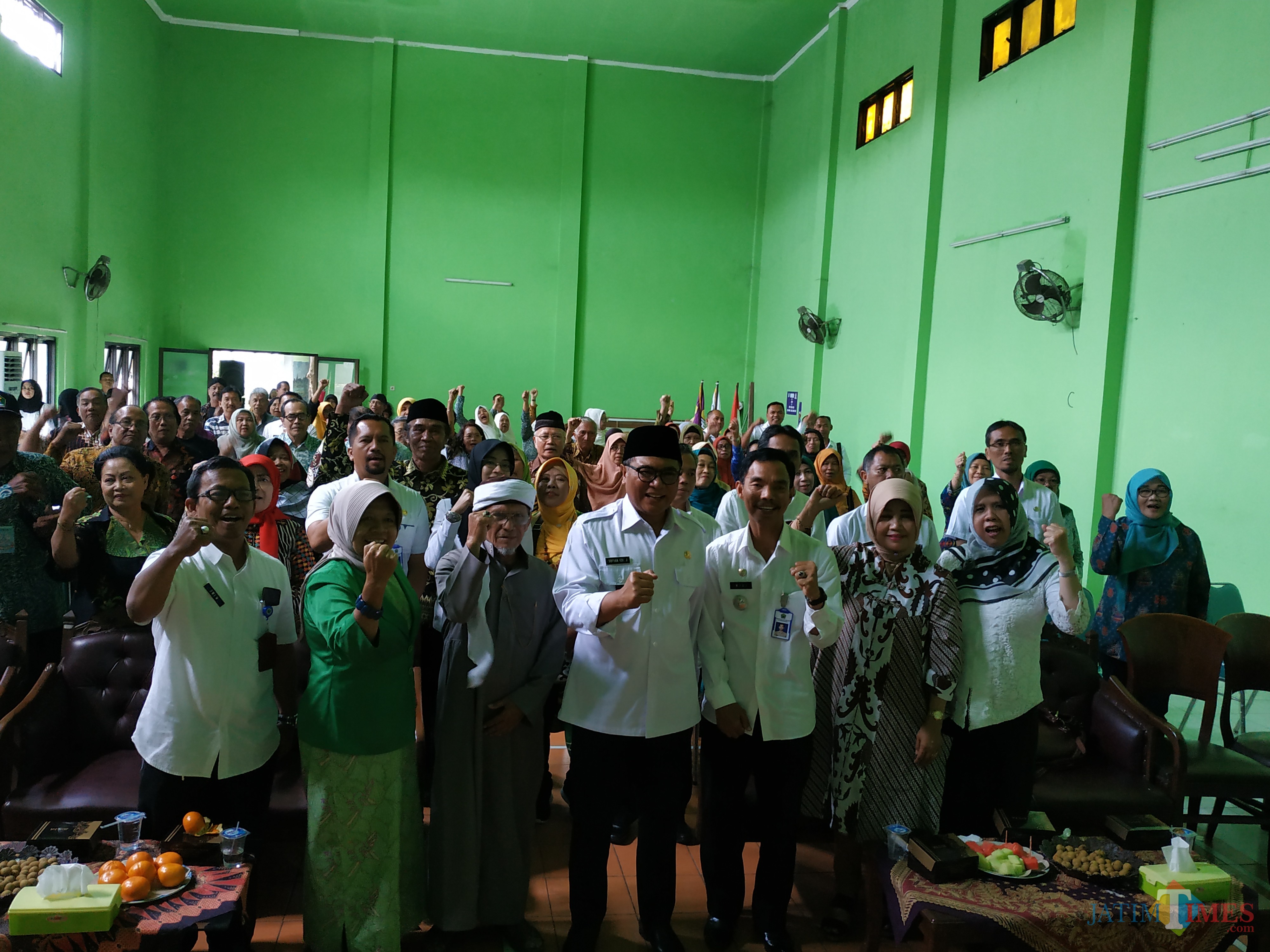 Penilaian lomba Karang Werda di Kecamatan Sukun, Rabu (9/10/2019) (Hendra Saputra)
