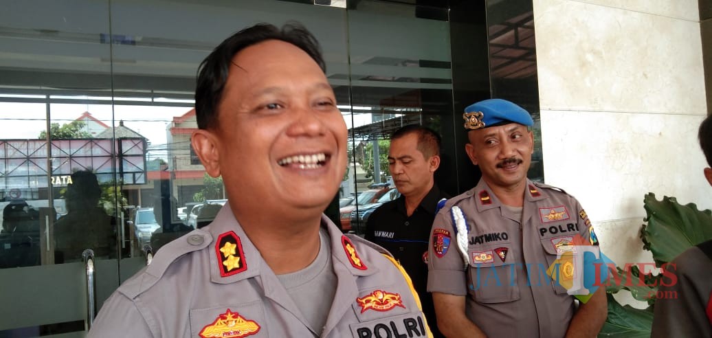 Kapolres Tulungagung, AKBP Eva Guna pandia (foto : Joko Pramono/jatim Times)