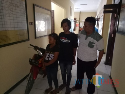 Polres Blitar Kota mengamankan pasutri pencuri motor