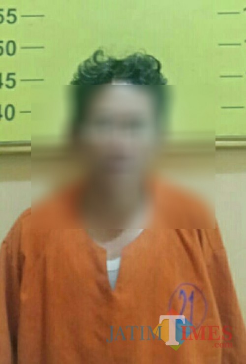 Pelaku yang menghajar istrinya karena tak diizinkan menikah lagi