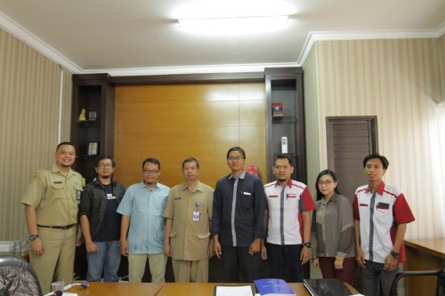 Barenlitbang Kota Malang saat berkunjung ke Unikama melakukam penandatanganan nota kesepahaman (Unimama For MalangTIMES)