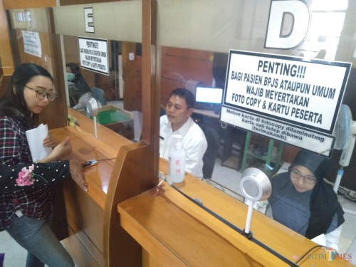Situasi pelayanan di RSUD Jombang. (Foto : Adi Rosul / JombangTIMES)