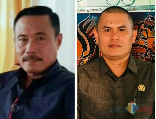 Ketua APRI Jatim M. Sofyanto dan Ketua Komisi C DPRD Lumajan Trisno (Foto : Moch. R. Abdul Fatah / Jatim TIMES)