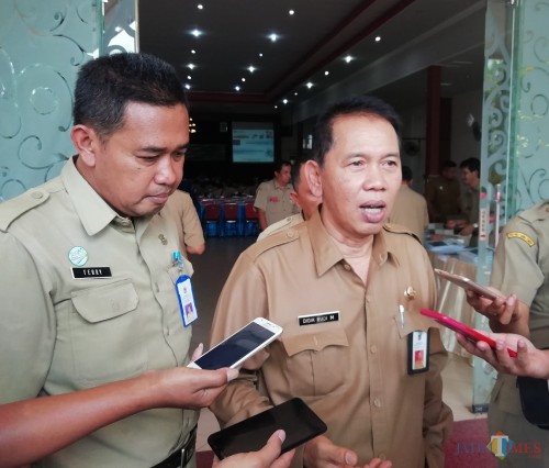 Sekda Kabupaten Malang Didik Budi Muljono menegaskan terkait pentingnya jiwa dan karakter pemimpin jadi seorang Kades (Nana)