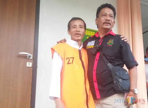 Terdakwa kasus mutilasi, Sugeng Santoso (kiri)(Anggara Sudiongko/MalangTIMES)