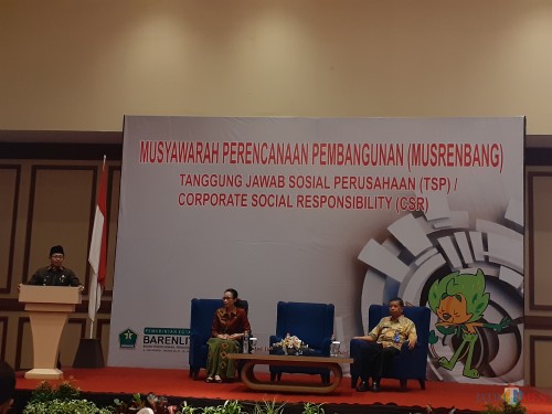 Suasana kegiatan Musrenbang Tanggung Jawab Sosial Perusahaan (TSP) dan Corporate Social Responsibility (CSR) di Hotel Ijen Suit, Kamis (28/11) (Arifina Cahyanti Firdausi/MalangTIMES)