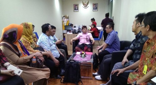 Suasana saat kunjungan tim studi tiru dari Kota Malang saat mengunjungi salah satu Bapenda(ist)